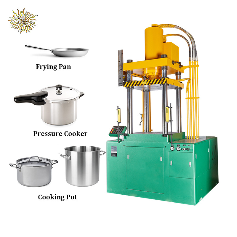 Sun glory cookware utensil aluminium stainless steel production line forming hydraulic pressing machine