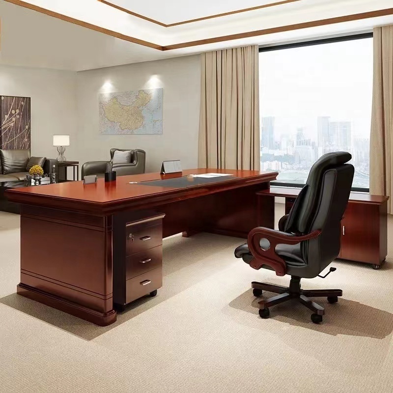 Luxury office desk mdf boss executive desk