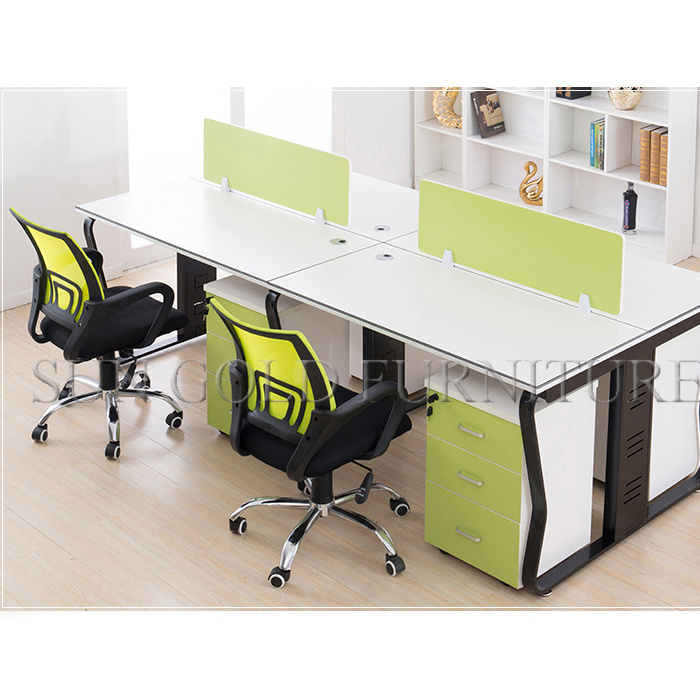 Hot Sale Modular Cubicle Aluminum Partition Office desk Office Workstation With Door