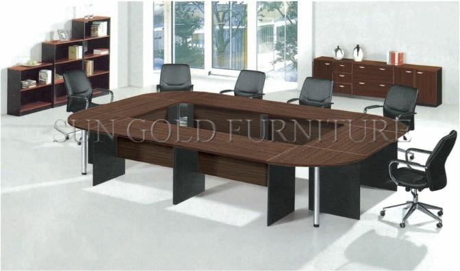 modern boardroom table for meeting hall negotiation desk u shaped table (SZ-MTT097)