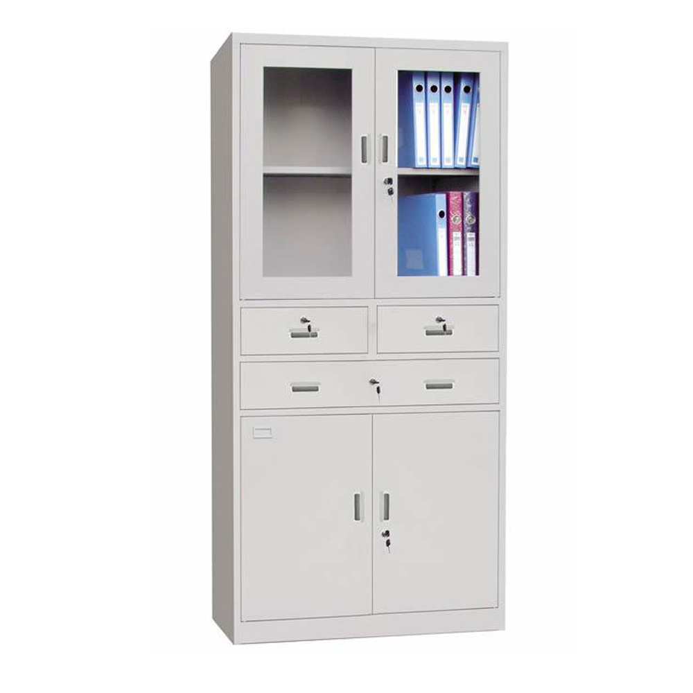 Cheap Price Combination Lock Office Steel Bookcase Filing Cabinet Rust-Proof High Cabinet