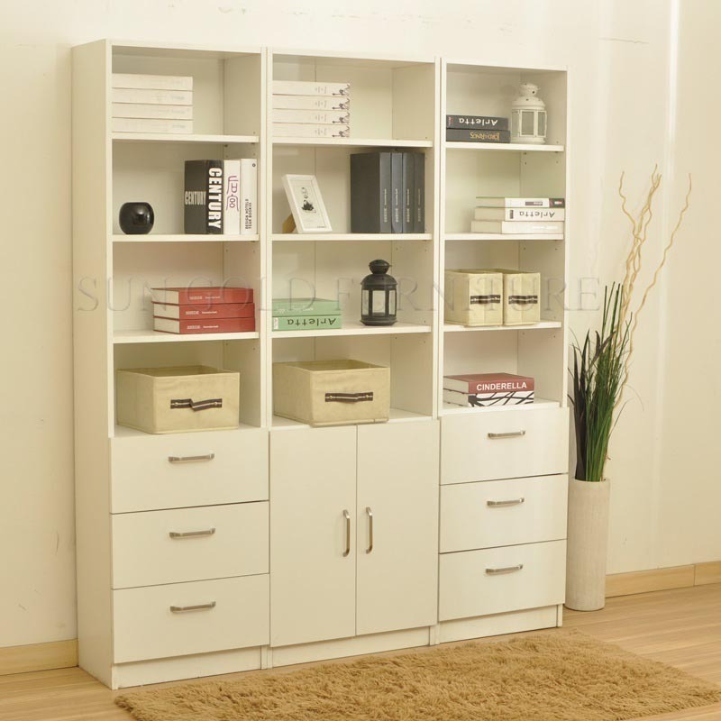 Modern concepts furniture wooden cupboard with showcase designs (SZ-FCB368)