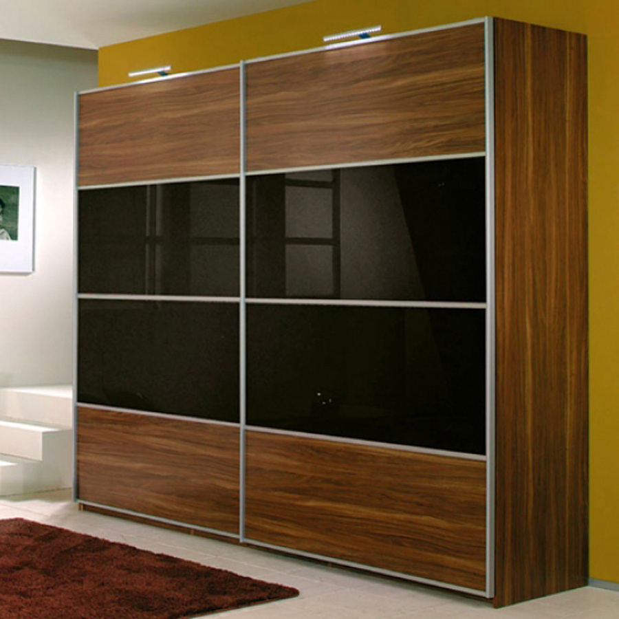 Cheap wardrobe closet plywood wardrobe design with Sliding door (SZ-SW015)