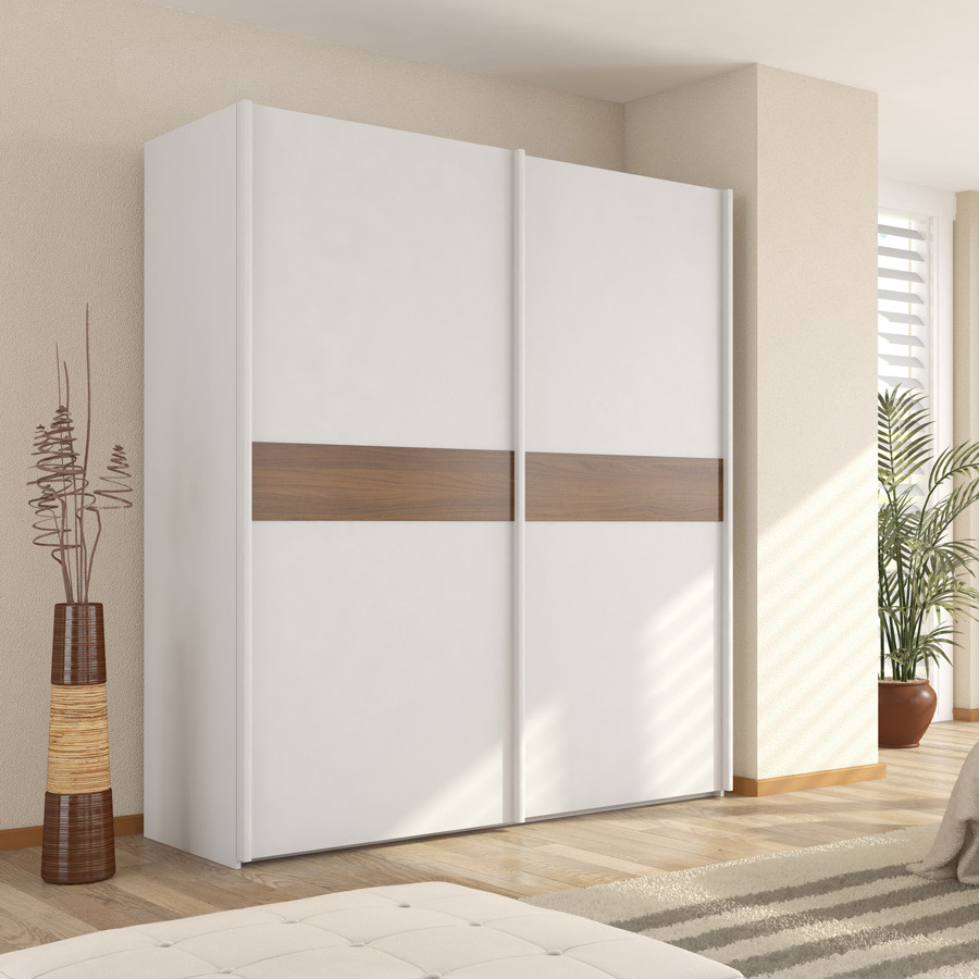 Cheap wardrobe closet plywood wardrobe design with Sliding door (SZ-SW015)