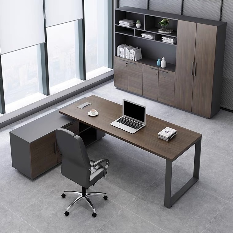 2023 office furniture set high grade melamine board office boss desk