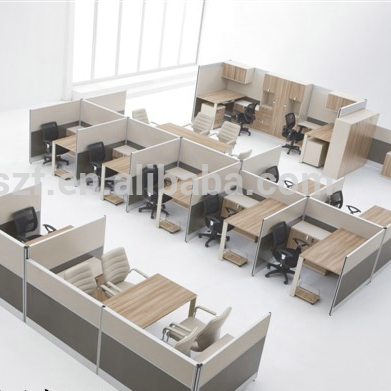 Chinese modular office workstation layout office furniture in riyadh (SZ-WSA103)