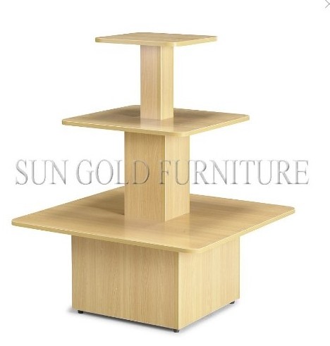 High Quality Wooden Library Book Stand Marketing Goods Display Stand(SZ-WDR001)