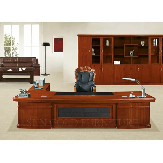 Luxury office desk mdf boss executive desk