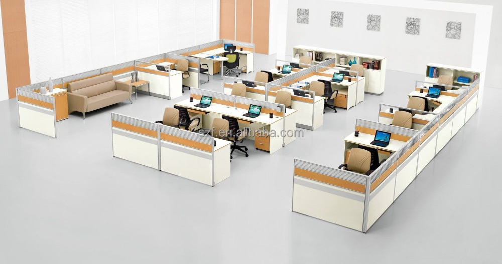 Chinese modular office workstation layout office furniture in riyadh (SZ-WSA103)