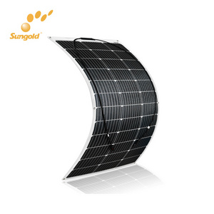 Customized Logo Etfe flexible solar panel 90w 110W 150W 270W solar panel flexible 2kw 5kw solar system for boats