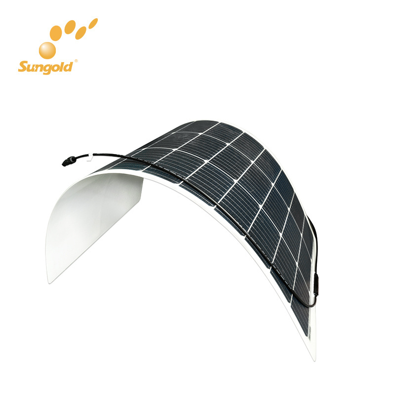 Customized Logo Etfe flexible solar panel 90w 110W 150W 270W solar panel flexible 2kw 5kw solar system for boats