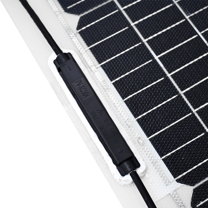 High efficiency waterproof monocrystalline silicon semi rv flexible solar panel module 55W 70W 110W 200W 270W marine solar