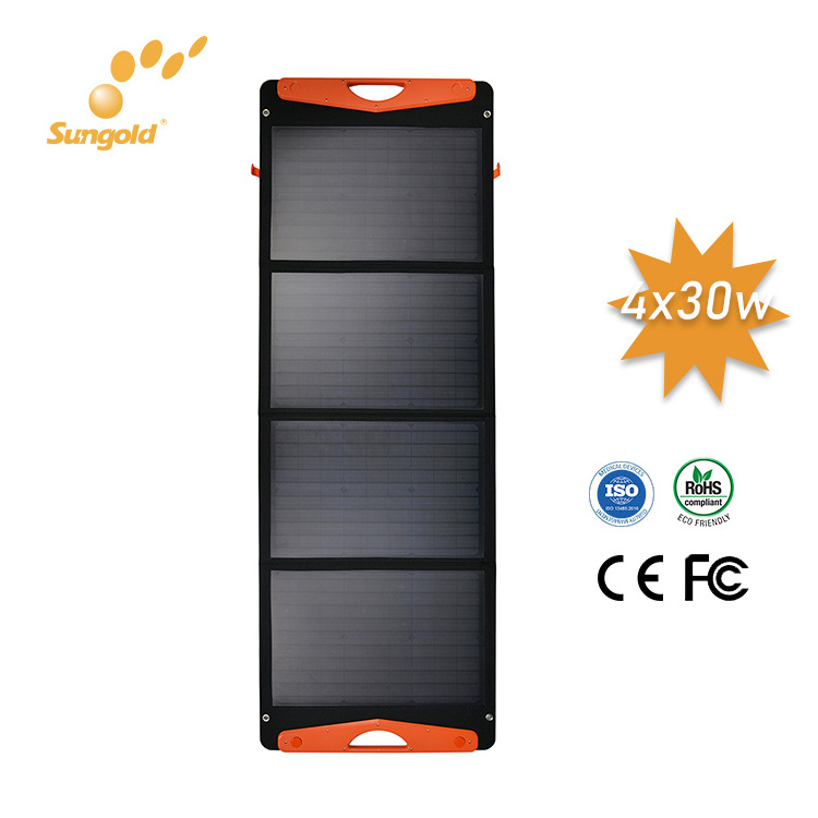 12v portable home outdoor portable micro usb-c solar panel