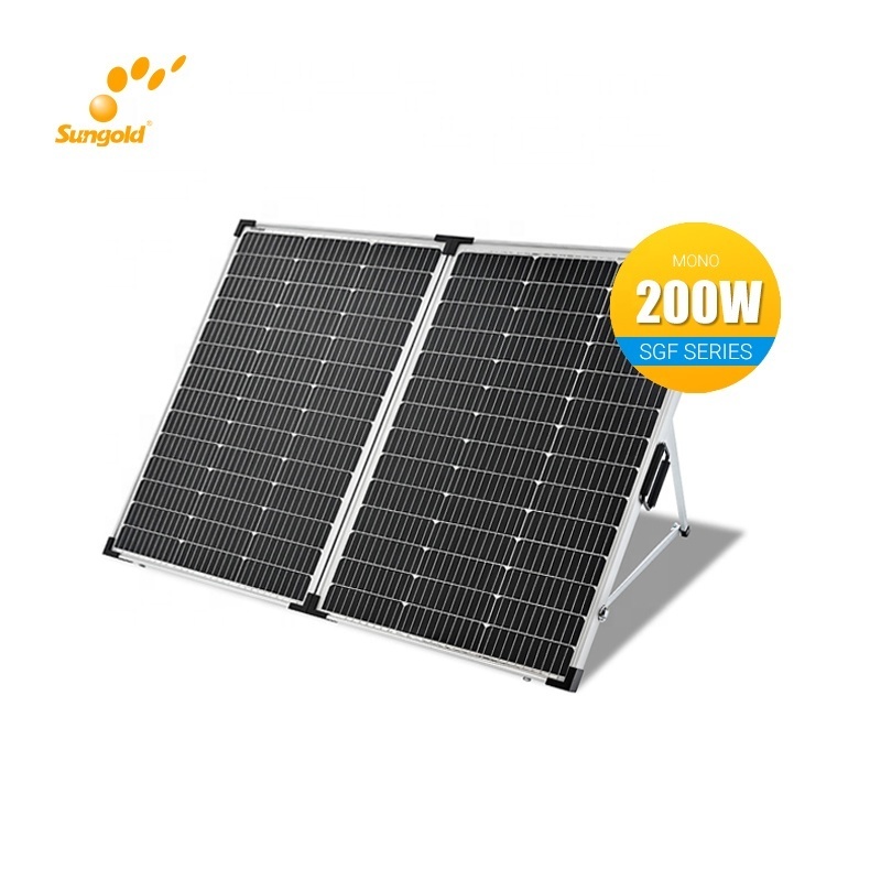 130W 180W  200W 270W 300W Folding Solar Panel Glass Portable Solar Suitcase with Controller for Battery Portable Power station