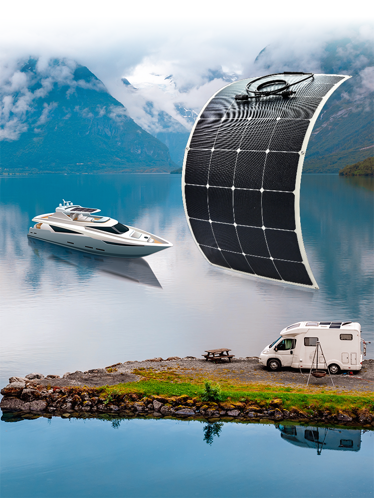 5 Year Warranty Glass-free Lightweight Monocrystalline 55 70 110 150 200 220 245 270 Watts Solar Panels For Yacht