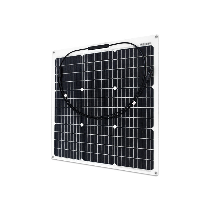 High efficiency waterproof monocrystalline silicon semi rv flexible solar panel module 55W 70W 110W 200W 270W marine solar