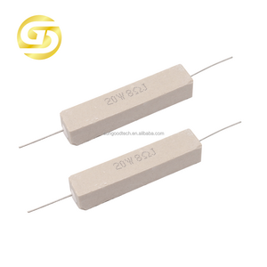 Cement Resistor 20W8RJ 20W 8R 8 ohms 10 watts ceramic resistor axial type with leads 8 OHM