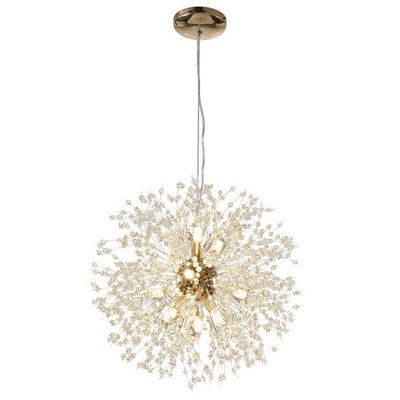 sungreen Hot Sales Crystal chandelier 9-light firework modern Sputnik Chandelier Pendant Light Living Room Fixture