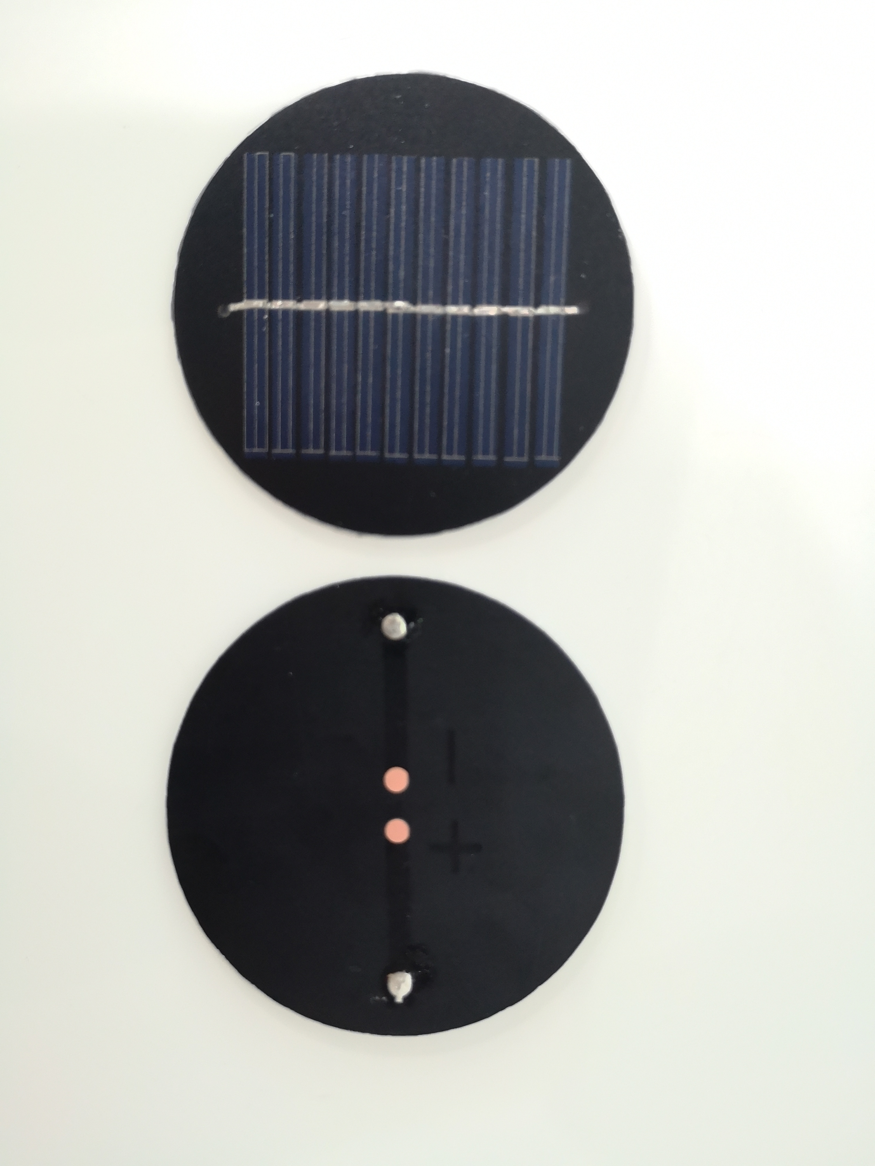 0.5W Small epoxy PET laminated round solar panel circular for garden light