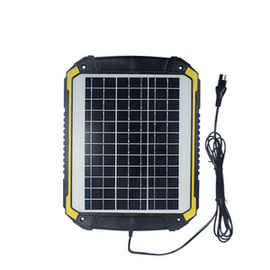 15W 12V Solar Panel Car Battery Charger Maintainer Waterproof Solar Trickle Charger RV Trailer Boat