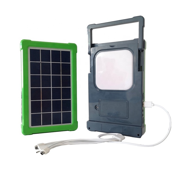 Inflatable outdoor solar powered LED lantern