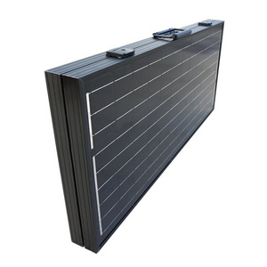 Portable suitcase solar panel kit 12v 100w for home use