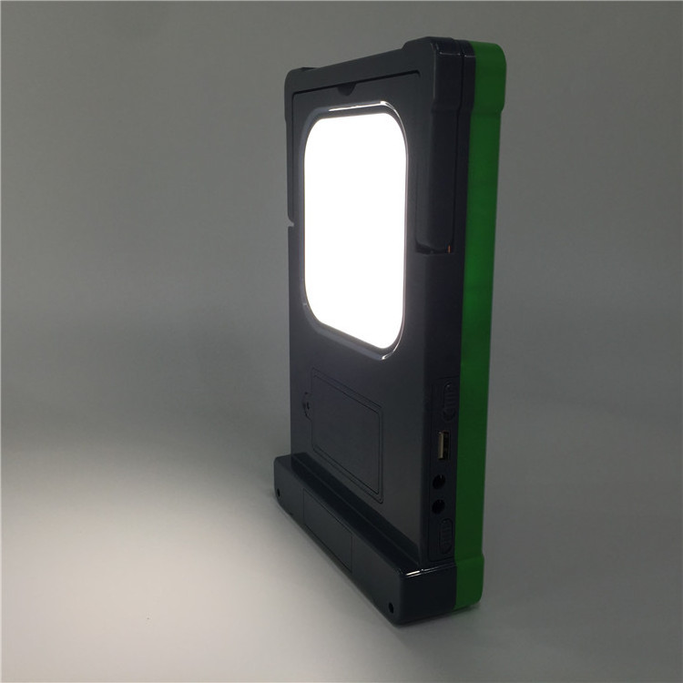 Inflatable outdoor solar powered LED lantern