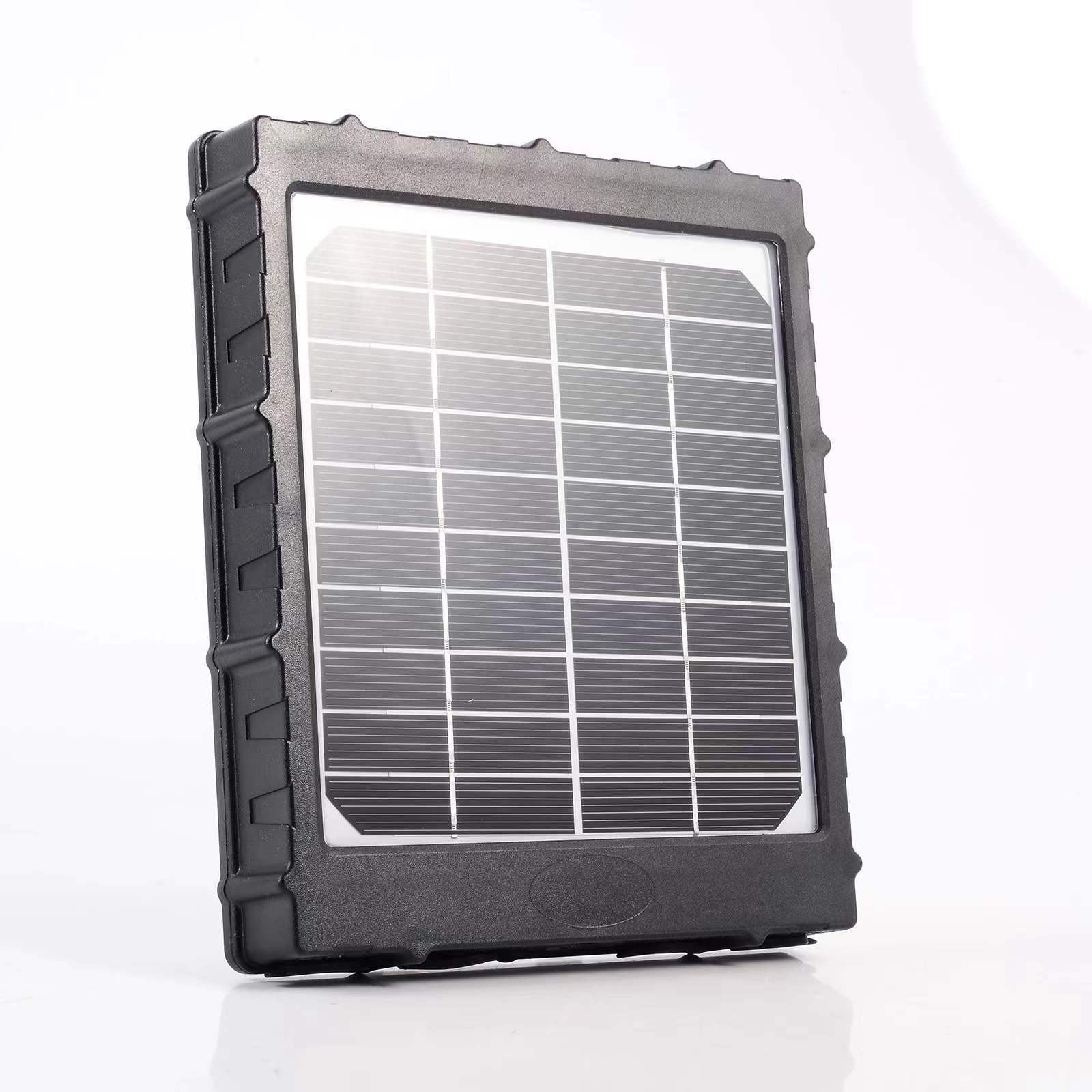 3W 8000mAh Solar Panels for Wildlife Hunting Cellular Game Trail Cameras Traps with 6/9/12V Output External Rechargeable Battery