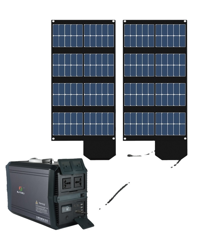 solar generator power kit home solar systems 1500w for indoor outdoor emergency power supply