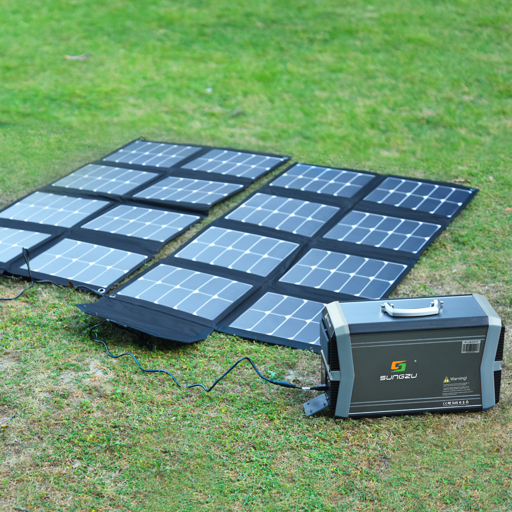 solar generator power kit home solar systems 1500w for indoor outdoor emergency power supply