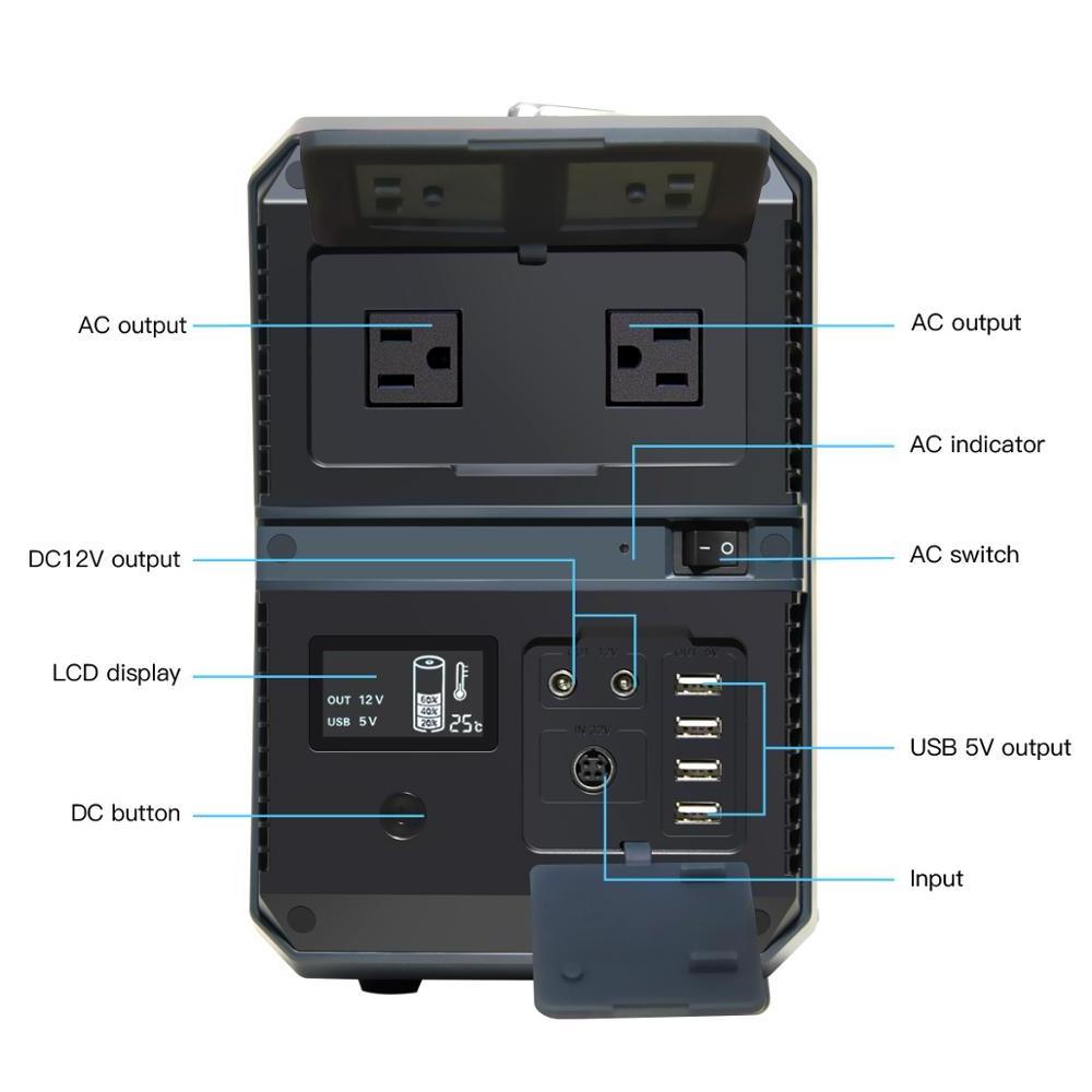 1000w Lithium Portable hand crank generator for house application