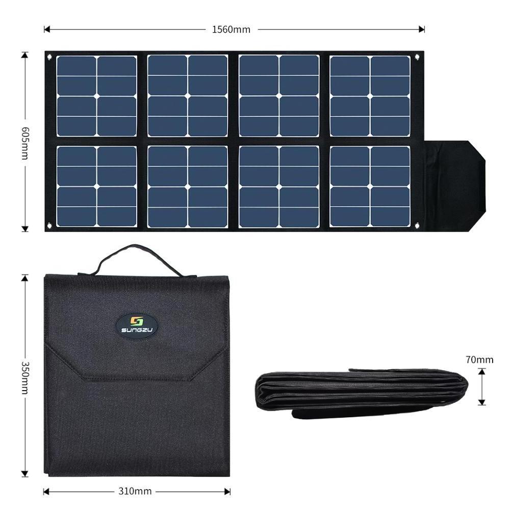 Sungzu Portable Folding Bag Solar Panel 100 Watt