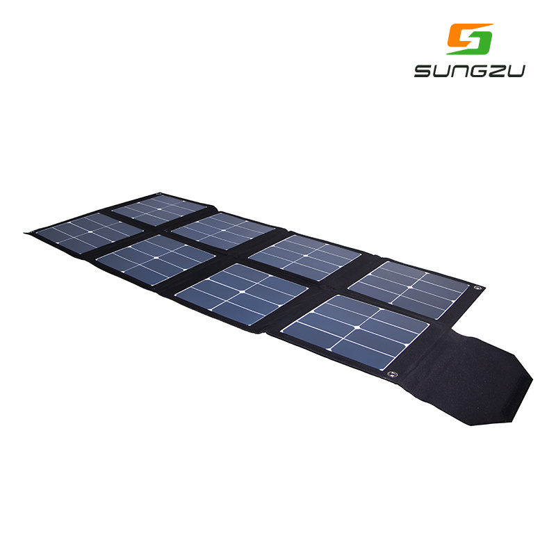 Sungzu Waterproof Sunpower 100W Foldable Solar Panel For Your Tablet Charger