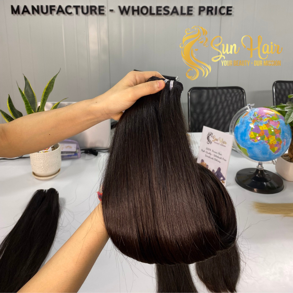 Wholesale Hot Trending #Natural Bone Straight Raw Unprocessed Cutilcle Aligned Weft Hair 100% Human Hair Extensions