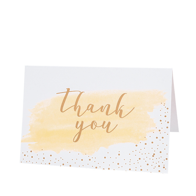 Wholesale Custom LOGO Craft Paper Blank Design Greeting Thank You Card Gift Notes Cards