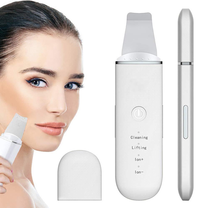 Hot Selling Portable Deep Pore Cleaning Face Spatula Home Use Ultrasonic Skin Scrubber