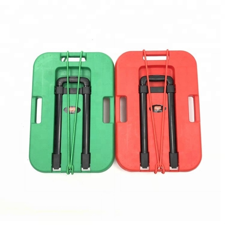 Folding cart trolley Plastic Platform Utility Service Cart Trolley On Wheels plastic tool trolley