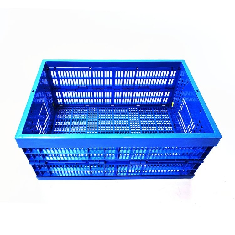 Heavy Duty Plastic Folding Crate Storage Stackable Moving Transport Logistics Foldable Collapsible Shipping Turnover Crate