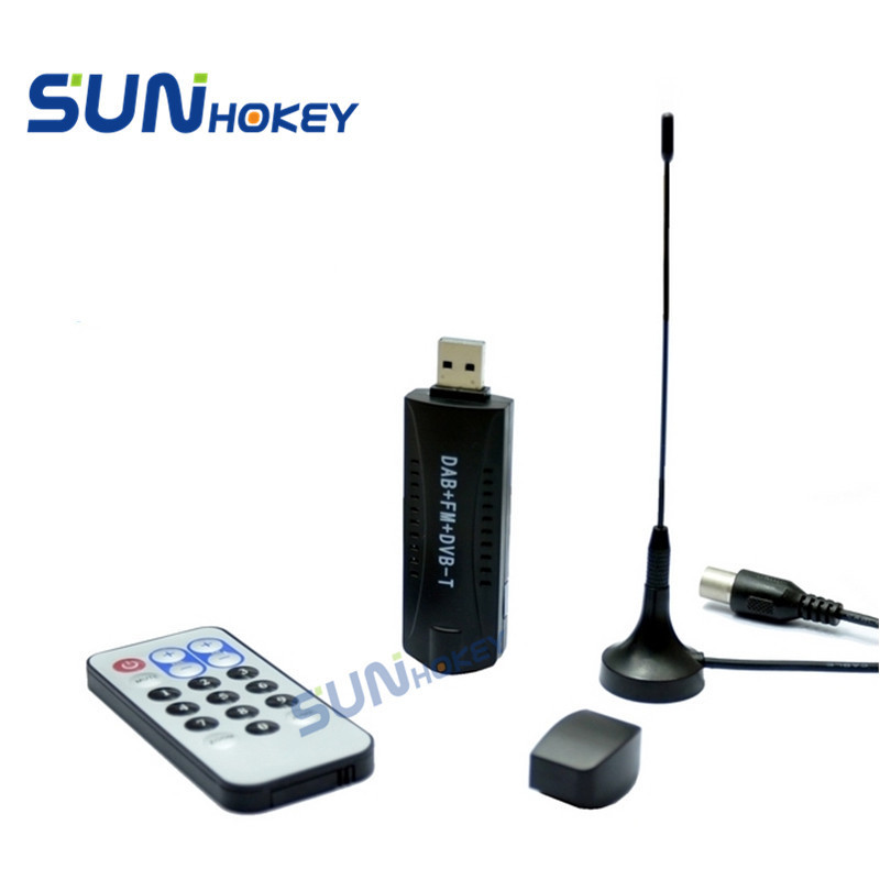 Top 10 dvb-t Receiver USB DVB-T+RTL-SDR Receiver RTL2832U+ R820T Tuner MCX Input DVB-T