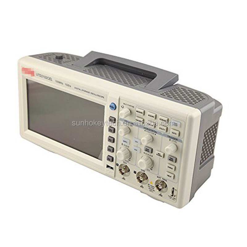 China Original 100MHz Dual Channels Digital Storage Oscilloscope UTD2102CEL