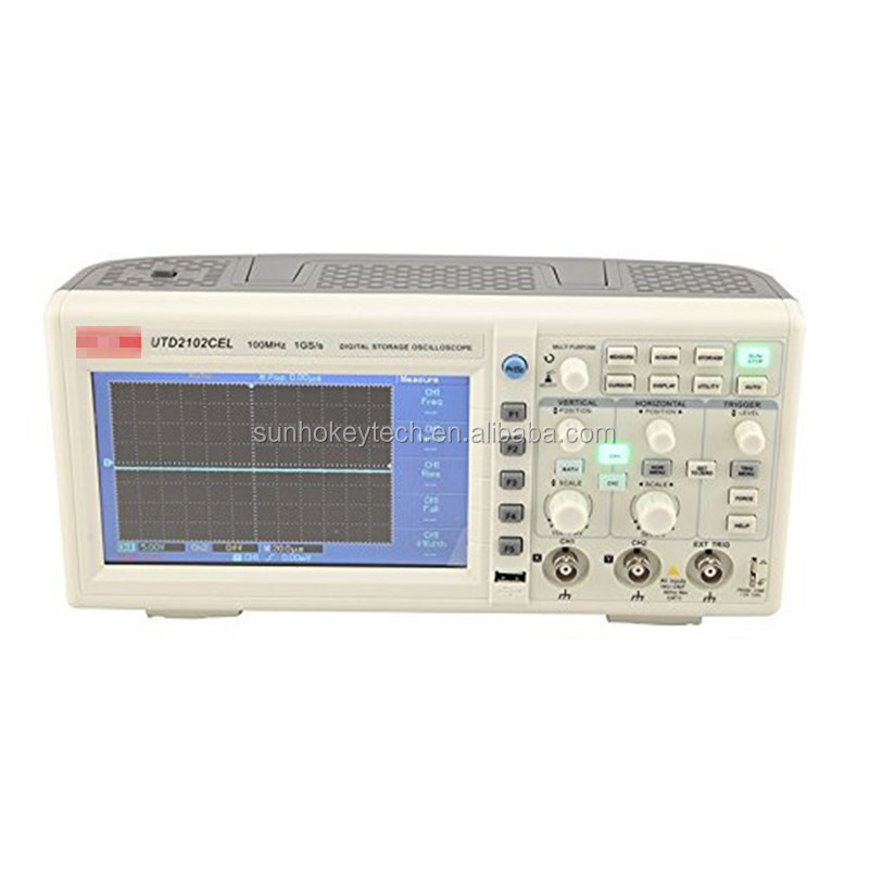 China Original 100MHz Dual Channels Digital Storage Oscilloscope UTD2102CEL