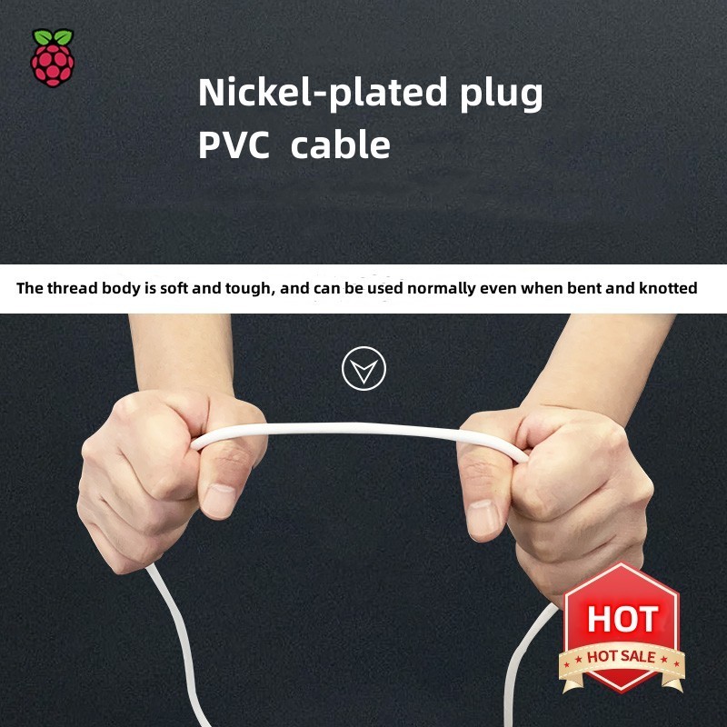 Official Raspberry Pi 4b micro HD MI cable to HD MI video cable supports 4K