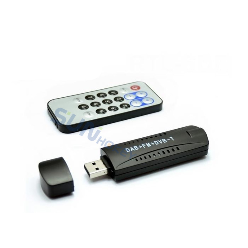 Top 10 dvb-t Receiver USB DVB-T+RTL-SDR Receiver RTL2832U+ R820T Tuner MCX Input DVB-T