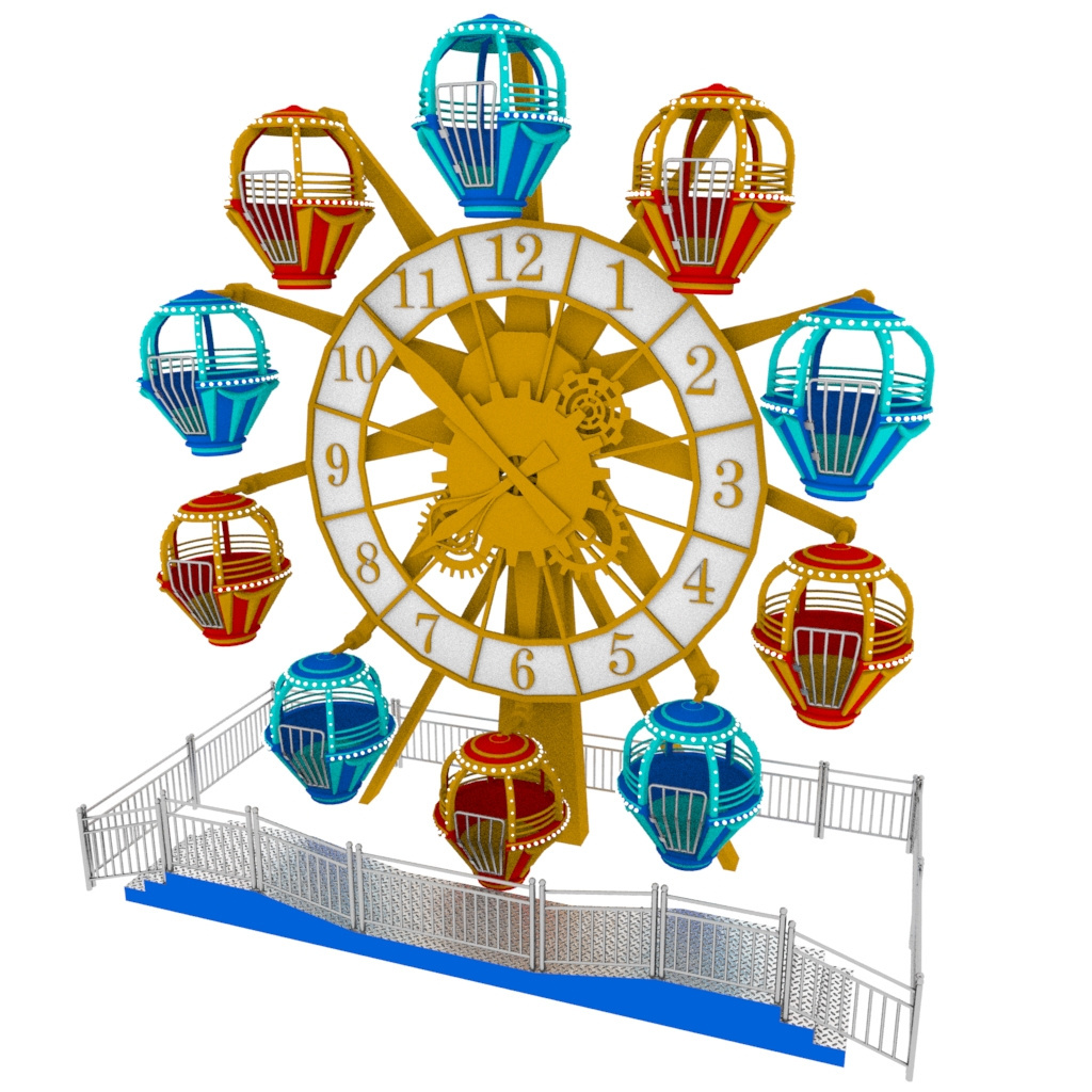 Outdoor amusement park high 20m  ferris wheel ride 64 seats ferris wheel ornaments