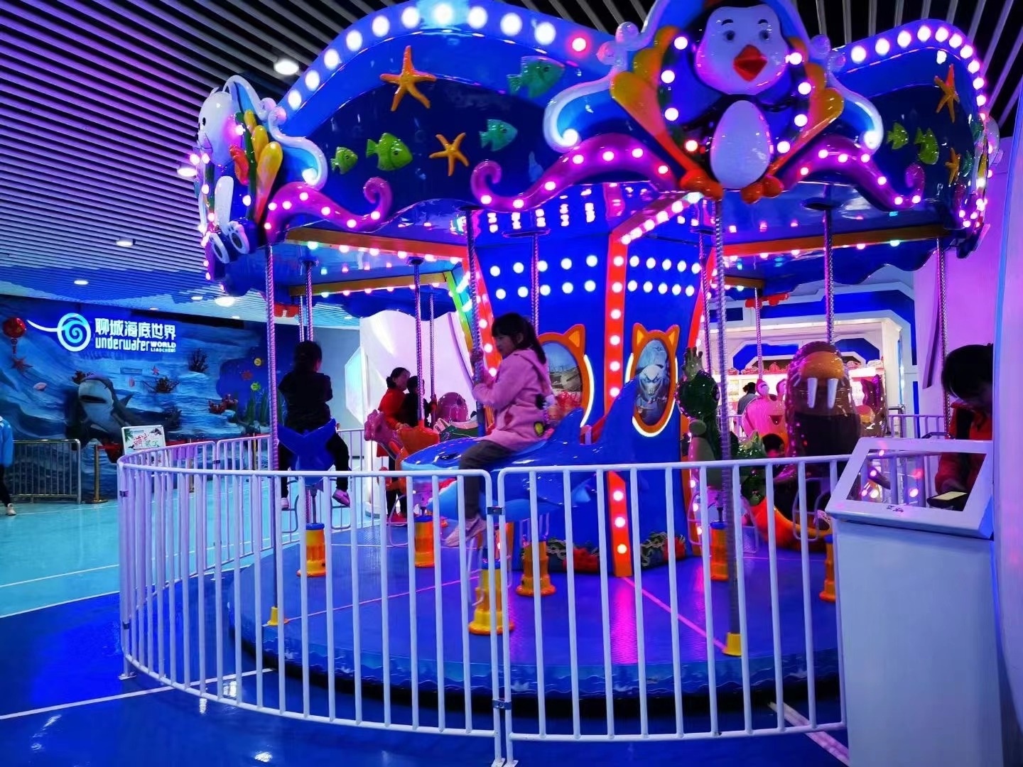 Comprehensive Shopping Mall Indoor Play Ground Carousel Kiddie Rides For Sale