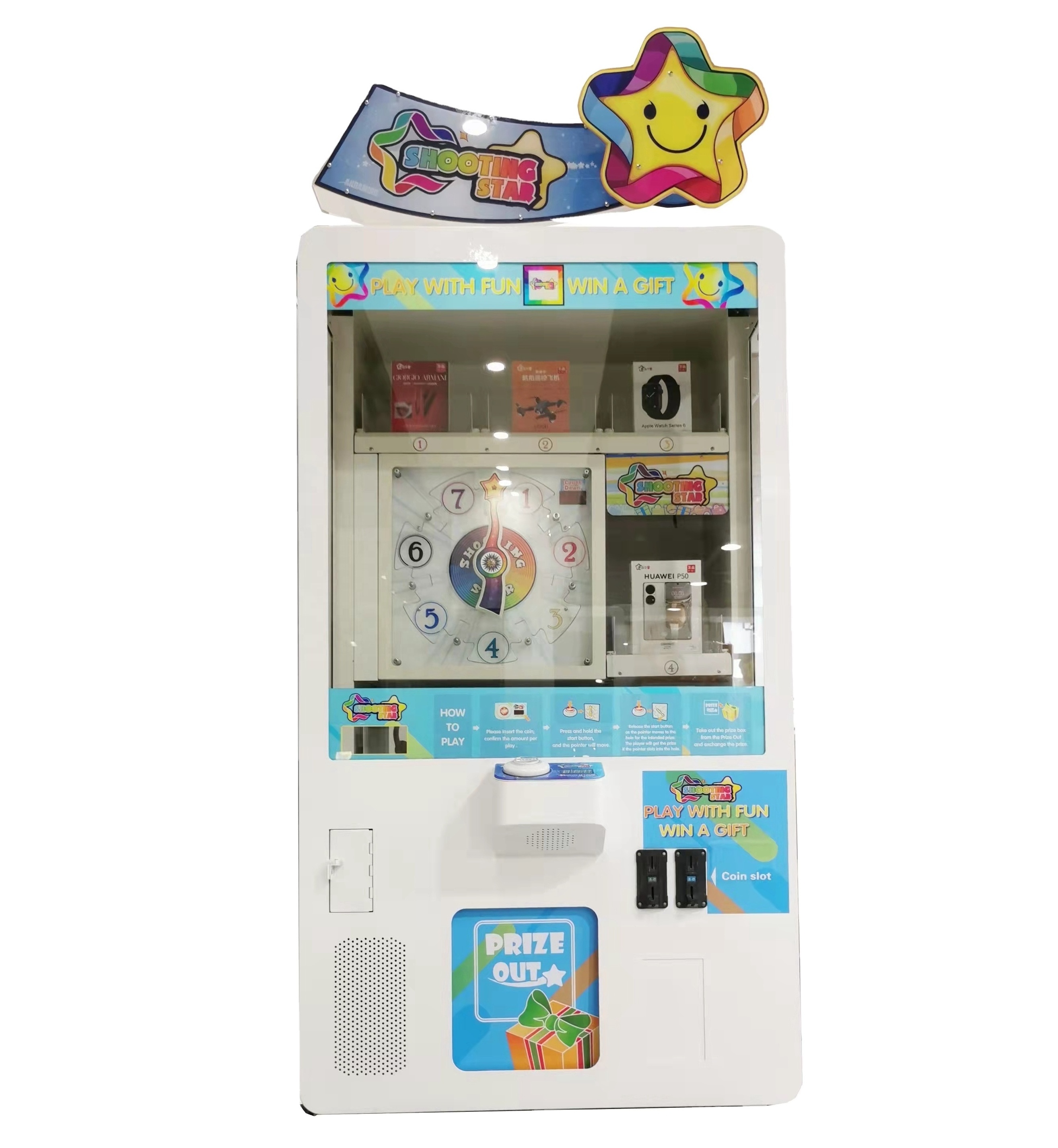 Coin Operated Gift Game Shooting Star Prize Vending Gift Game Machine  from South Korea Adamiro for sale