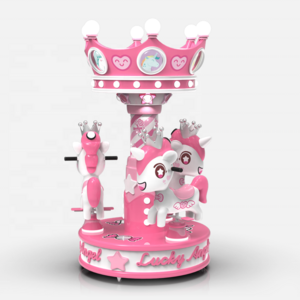 Carousel High Quality Kiddie Swing Rides Coin Operated Game Machine Kids Carousel Game Machine Slot Machines