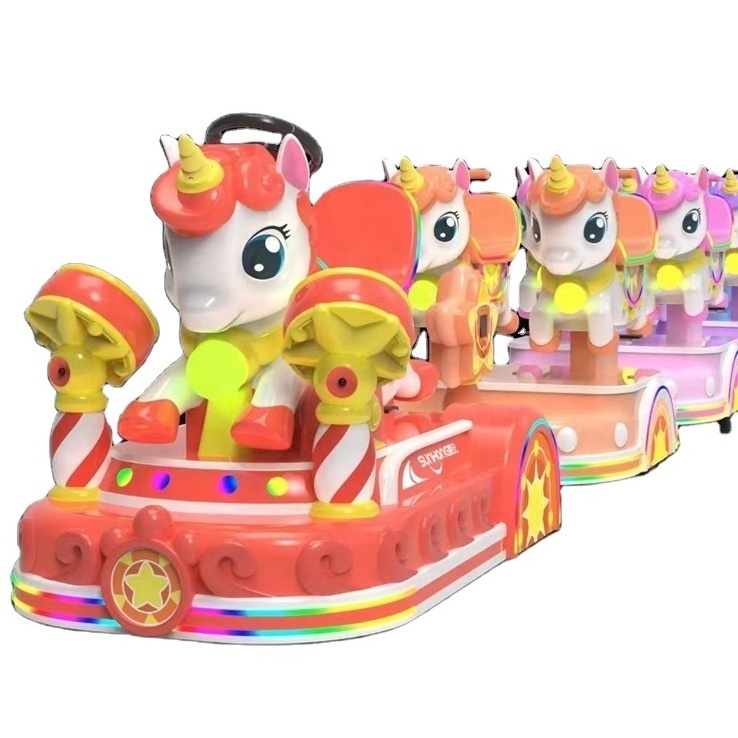 Top quality amusement outdoor kiddie rides trackless train