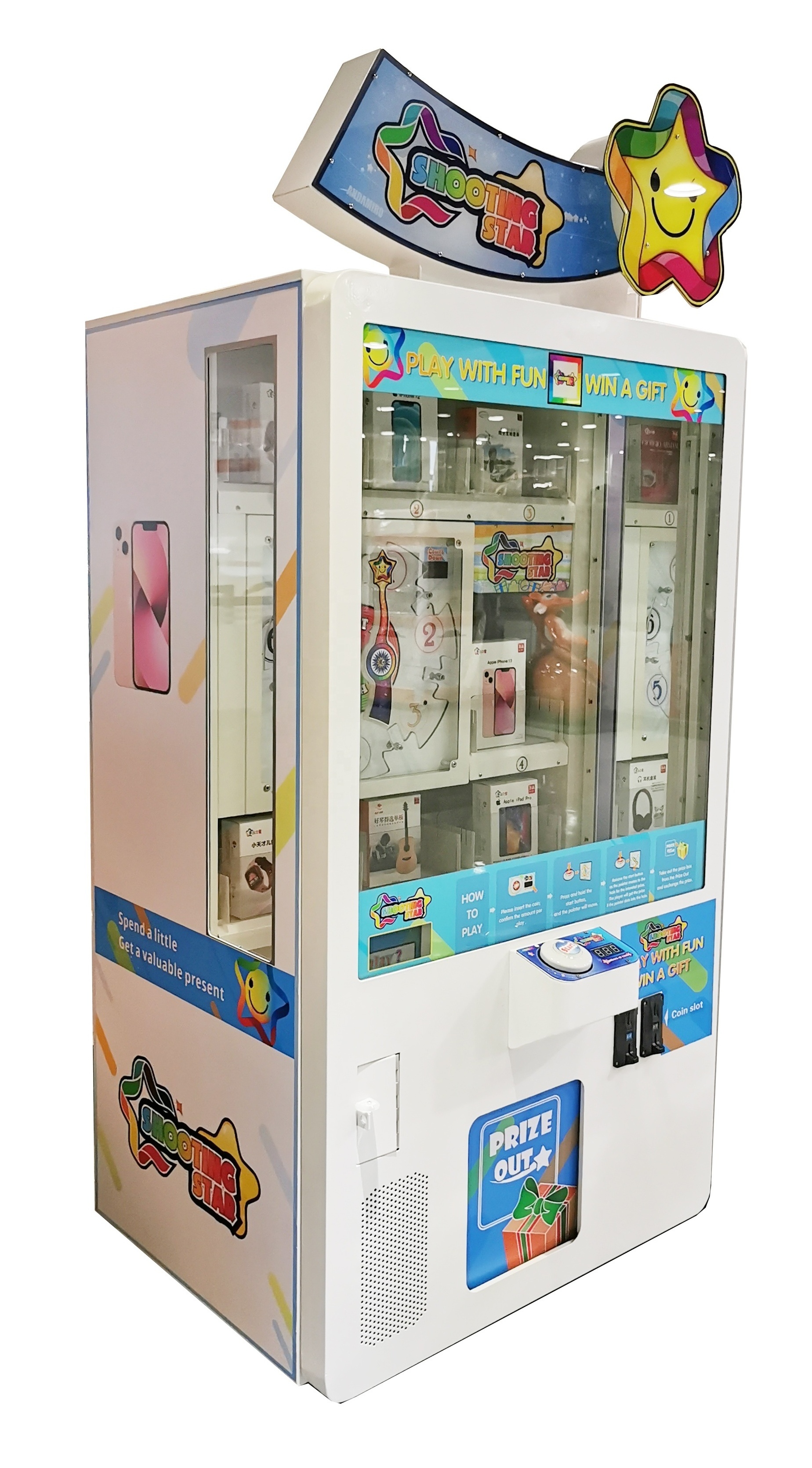 used lucky star game machine gift machine lucky star gift/prize game machine from South Korea Adamiro for sale