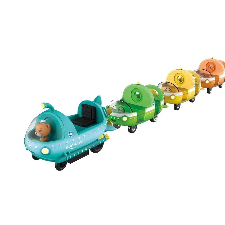 Trackless train amusement playground train ride Ocean Train Macaron 13 seats